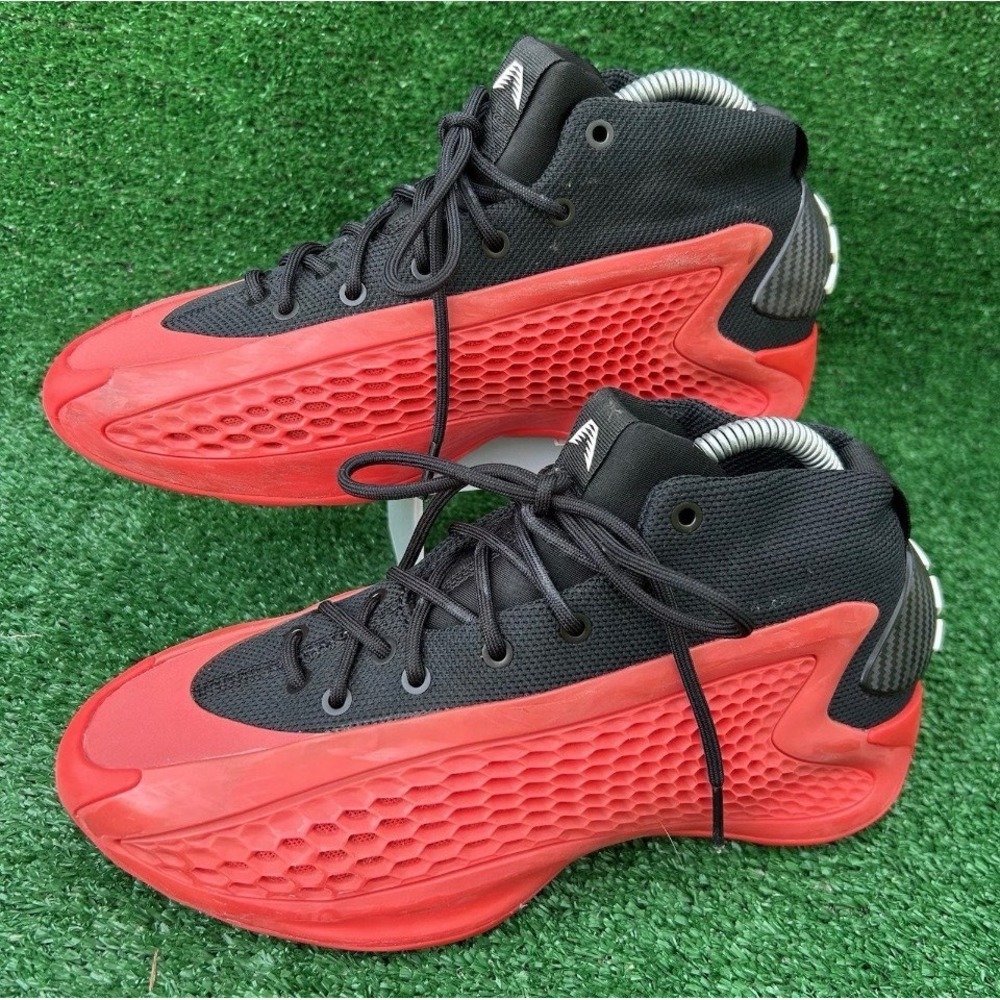 Adidas‎ AE 1 Anthony Edwards Basketball Shoes Black Red IG6611 Mens 6 Women 7.5